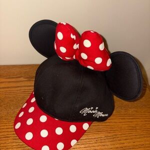 Minnie Mouse Polka Dot Bow Hat